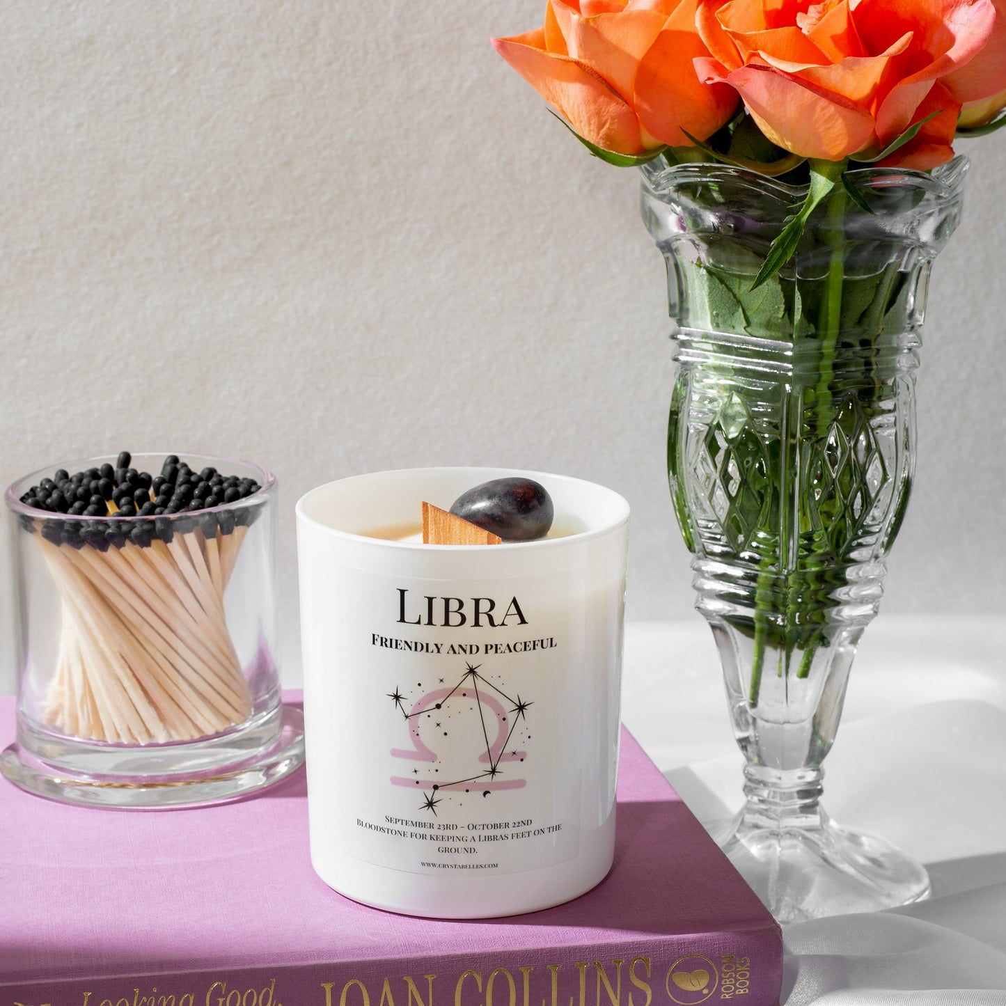 Libra Zodiac Candle