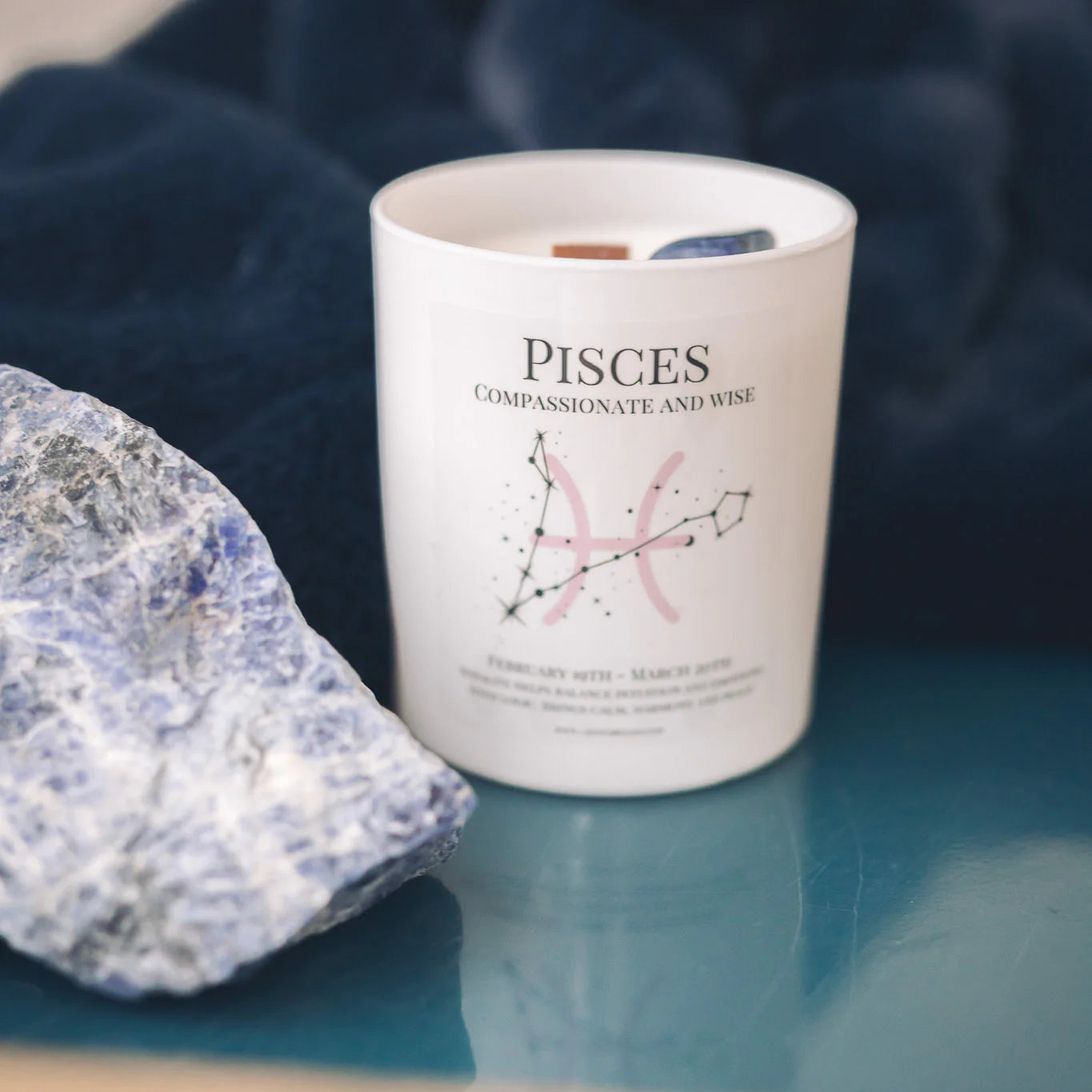 Pisces Zodiac Candle