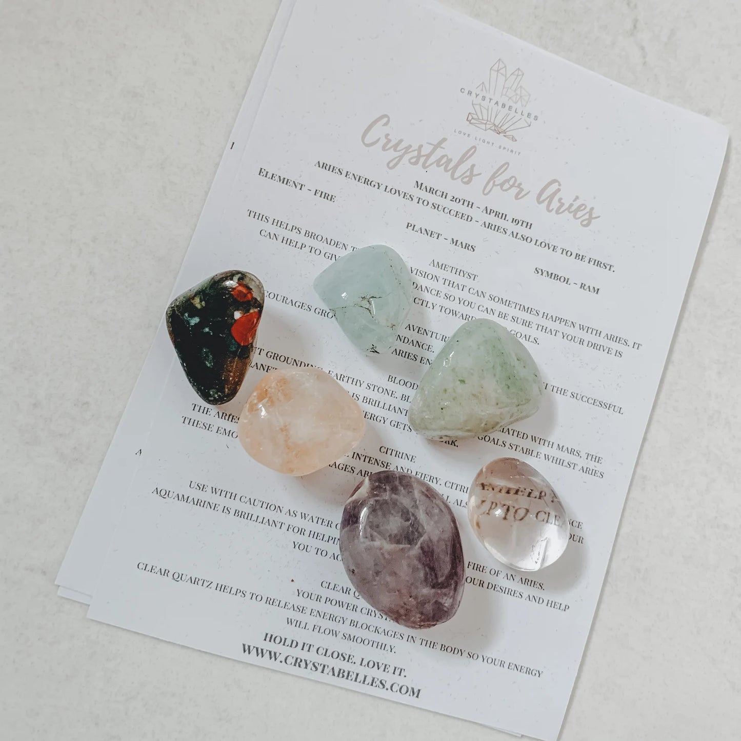 Zodiac Crystal Set