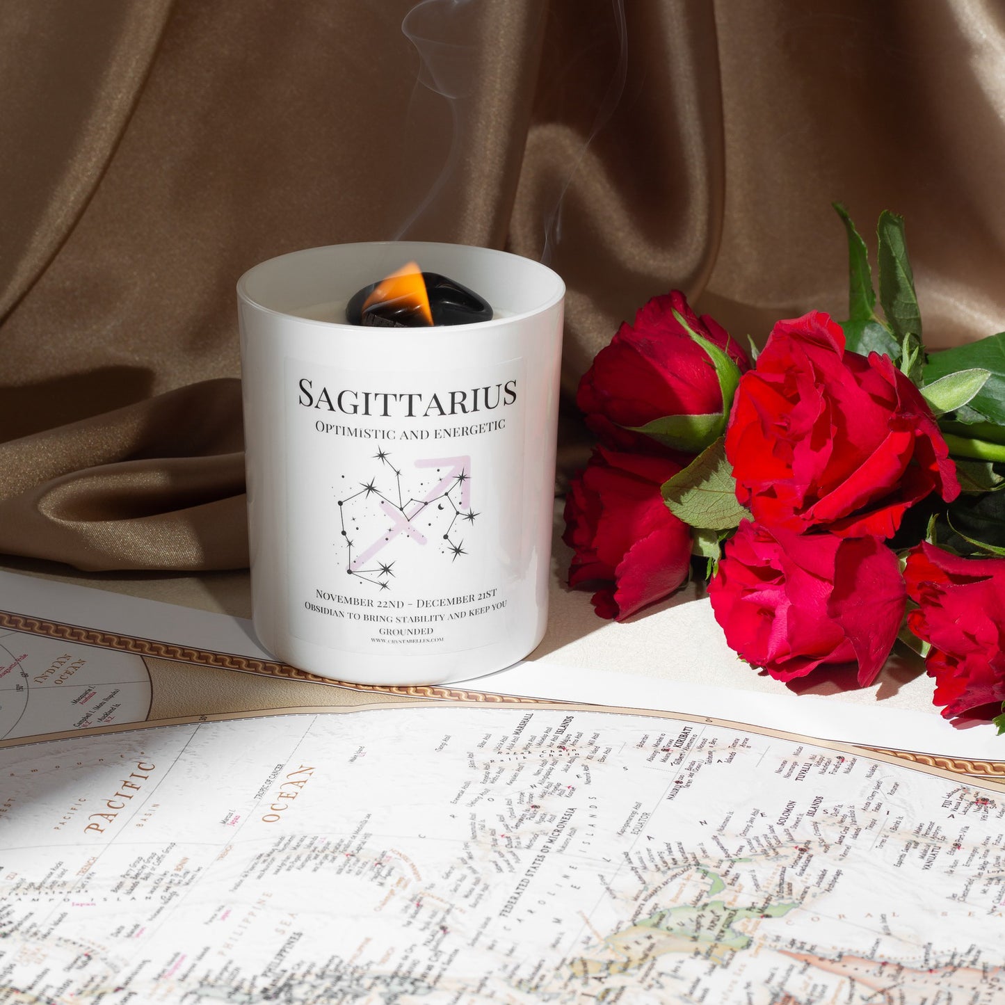 Sagittarius zodiac candle