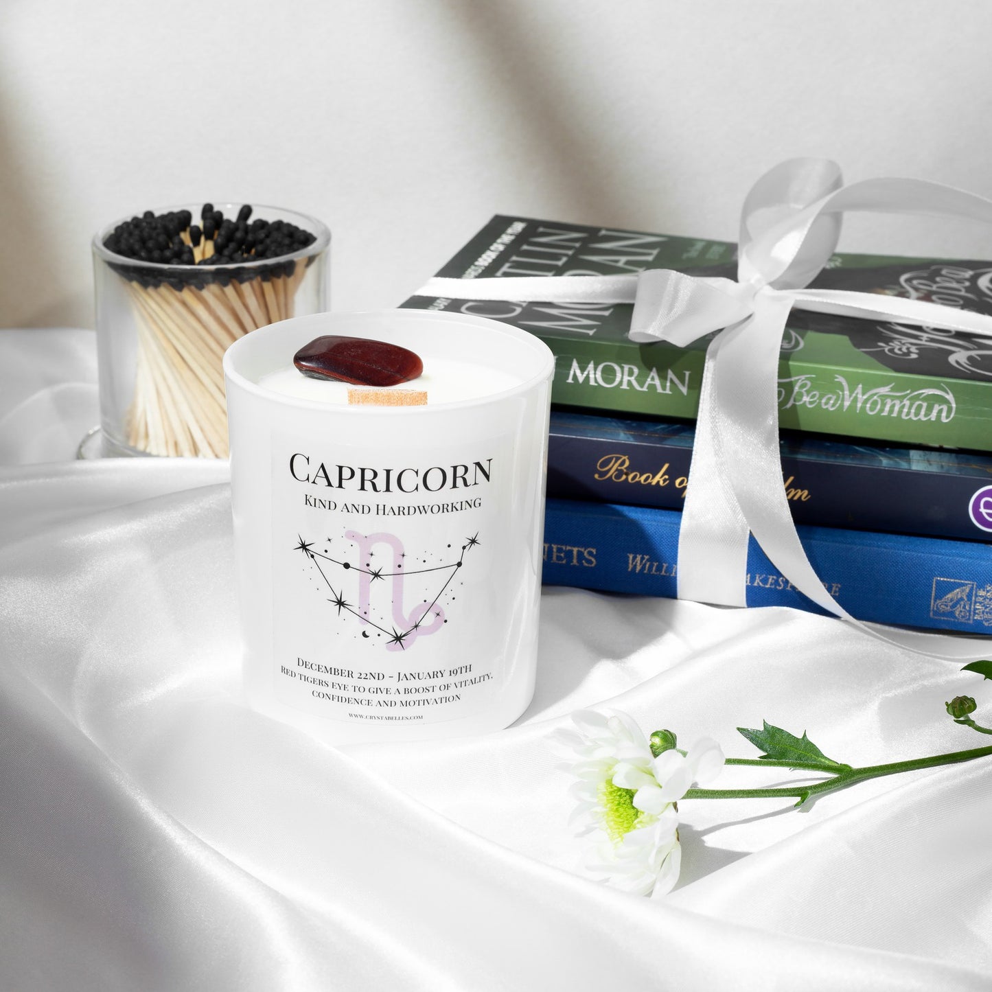 Capricorn zodiac candle