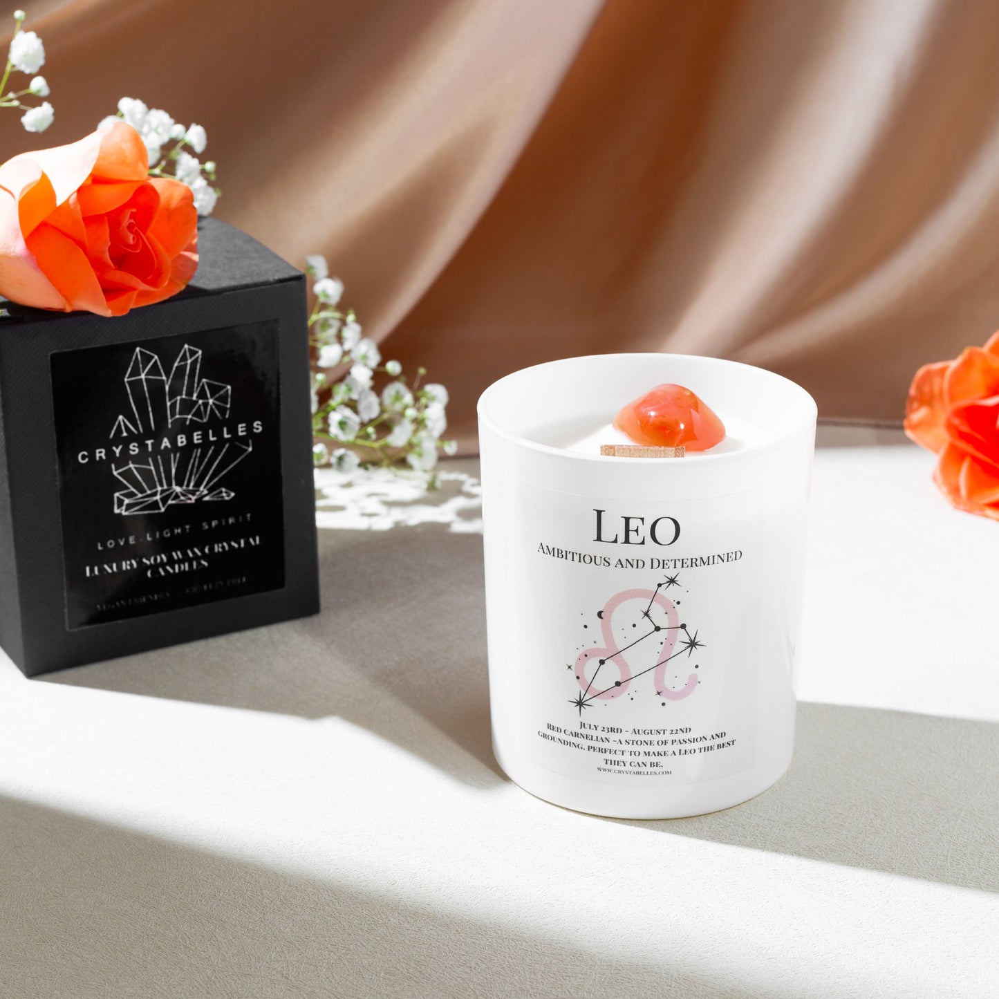 Leo Zodiac Candle